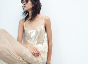 SEQUINNED KNIT DRESS offers at S$ 169 in ZARA