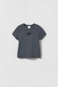 RIBBED CUT-OUT TOP offers at S$ 19.9 in ZARA