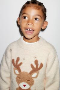 KNIT REINDEER SWEATER offers at S$ 49.9 in ZARA