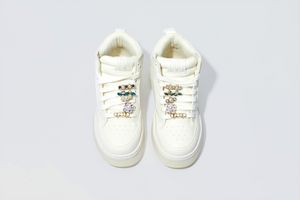 KIDS/ HIGH-TOP SNEAKERS WITH REMOVABLE RHINESTONES offers at S$ 69.9 in ZARA