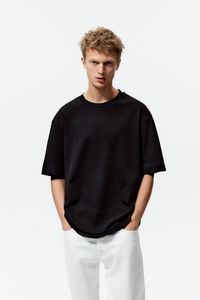T-SHIRT WITH THERMO-SEALED FINISH offers at S$ 29.9 in ZARA