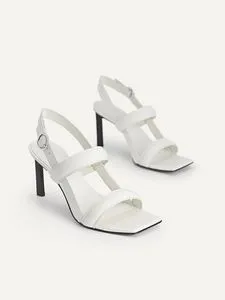 Leather Slingback Heel Sandals offers at S$ 55.9 in Pedro