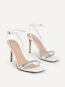 Sparkle Detailed High Heel Sandals offers at S$ 55.9 in Pedro
