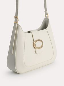 Top Handle Bag with Oval Buckle offers at S$ 71.9 in Pedro