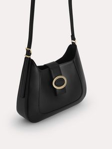 Top Handle Bag with Oval Buckle offers at S$ 71.9 in Pedro