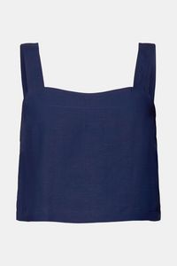 Cropped camisole top, linen blend offers at S$ 129.9 in Esprit