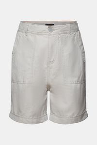 Bermuda shorts, cotton-linen blend offers at S$ 169.9 in Esprit
