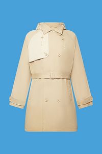 Short, hooded trench coat offers at S$ 399.9 in Esprit