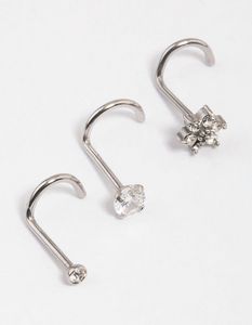 Surgical Steel Flower Nose 3-Pack offers at S$ 9 in Lovisa
