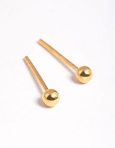 Gold Plated Sterling Silver Ball 3mm Stud Earrings offers at S$ 10 in Lovisa