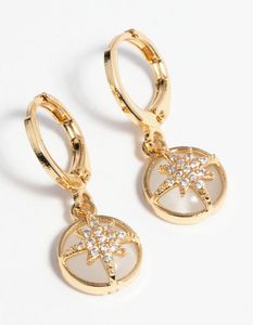 Gold Plated Star Huggie Hoop Earrings offers at S$ 7 in Lovisa