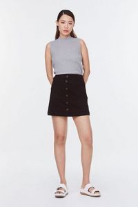 Button-Down A-Line Skirt offers at S$ 15 in Iora