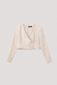 Tweed Cropped Blazer offers at S$ 39.9 in Iora