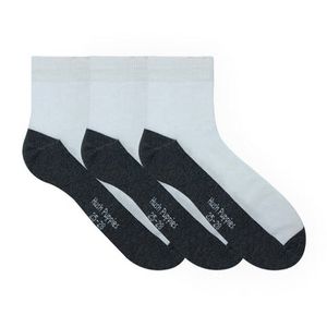 3pcs Men's White Ankle Socks | 100% Combed Cotton | S141 offers at S$ 12.9 in Hush Puppies