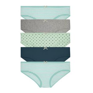 5pcs Ladies' Dots Stripes Panties | Cotton Spandex | Mini HLU278257AS1 offers at S$ 22.9 in Hush Puppies
