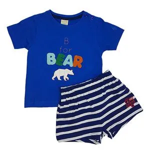 Baby Boys' Set | Cotton | HEI833976BLU offers at S$ 16.9 in Hush Puppies