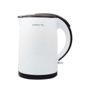 Mistral MEK15DW1.5L Electric Jug Kettle1800-2150W Plastic White Double Wall offers at S$ 42.9 in Challenger