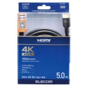 Elecom DH-HDPS14E50BK Black 5.0m Premium HDMI Cable offers at S$ 40.41 in Challenger