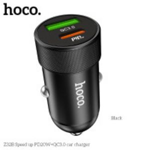 Hoco Z32B Speed up PD20W+QC3.0 Car Charger (Black) offers at S$ 11.61 in Challenger