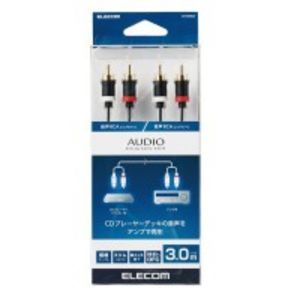 Elecom DH-WRN30 Music Transfer 3.0m RCA Pin Plug offers at S$ 8.01 in Challenger