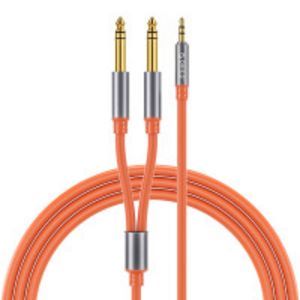 ORICO AX2N-10-OR-BP 3.5mm to Dual 6.5mm Audio Cable 1M (Orange) offers at S$ 15.21 in Challenger