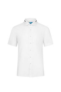 Dry Light Sweat-Wicking Polyester Poplin Design Detail Dress Shirt offers at S$ 29 in G2000
