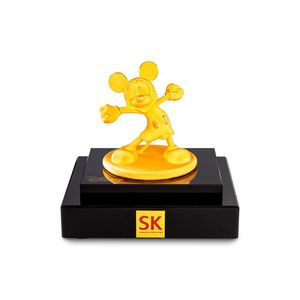 Mickey Mouse 999 Pure Gold Plated Figurine offers at S$ 239 in SK Jewellery