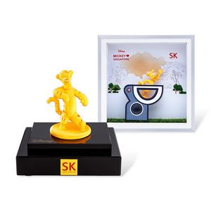 Tiggerific Duo: Tigger & Donald Duck 999 Pure Gold Plated Figurine Bundle offers at S$ 299 in SK Jewellery