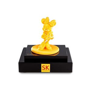 Minnie Mouse 999 Pure Gold Plated Figurine offers at S$ 239 in SK Jewellery
