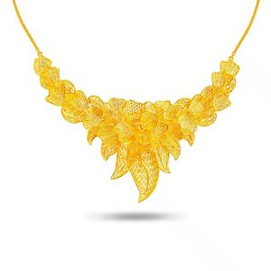 Rose Wreath Cherish 999 Pure Gold Necklace offers at S$ 4420 in SK Jewellery