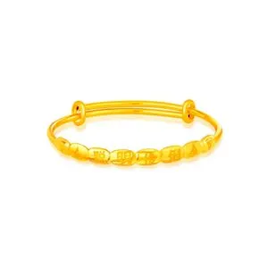 999 Pure Gold Brilliance ‘聪明伶俐’ Baby Bangle offers at S$ 865 in SK Jewellery
