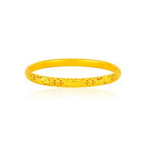Gold Legacy Timless Classic 999 Pure Gold Bangle offers at S$ 2894 in SK Jewellery