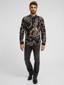 Baroque print shirt offers at S$ 75 in Guess