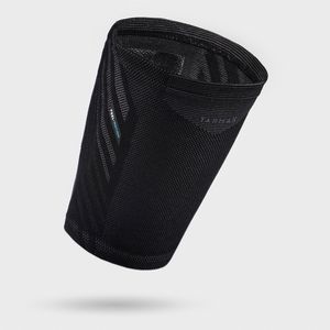Thigh Brace Compressive Support Tarmak Soft 500 - Black offers at S$ 9.9 in Decathlon