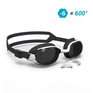Swimming Goggles Corrective Lenses Nabaiji B-Fit 500 - Black / -6.00 offers at S$ 15.9 in Decathlon