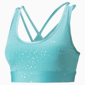 Stardust Mid Impact Printed Women's Training Bra offers at S$ 29.5 in Puma