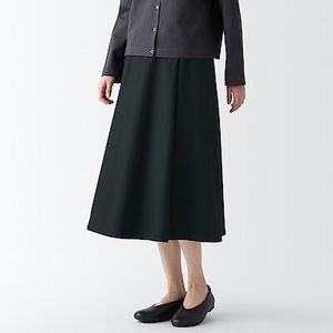 High density twill Tucked skirt offers at S$ 59 in MUJI