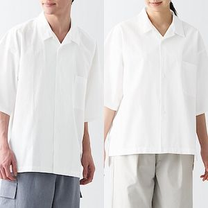 Seersucker Short Sleeve Shirt offers at S$ 79 in MUJI
