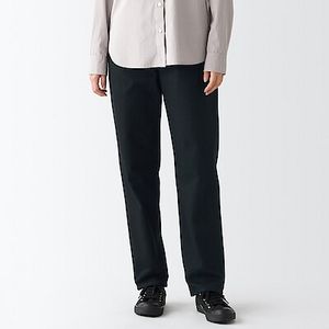 Denim regular pants Inseam 72cm Black offers at S$ 59 in MUJI