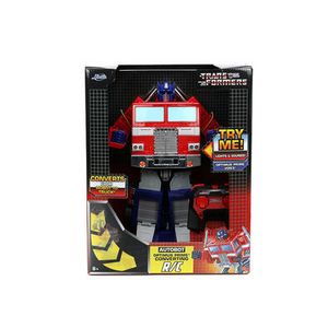 Jada Transformers Transforming Optimus Prime RC offers at S$ 119.99 in Toys R Us