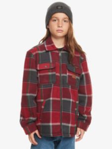 Boys Tolala Zip‑Up Fleece Overshirt offers at S$ 79.9 in QUIKSILVER