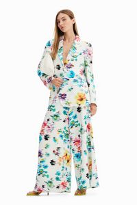 Textured floral blazer offers at S$ 104.49 in Desigual