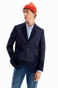 Hybrid pockets blazer offers at S$ 224.4 in Desigual